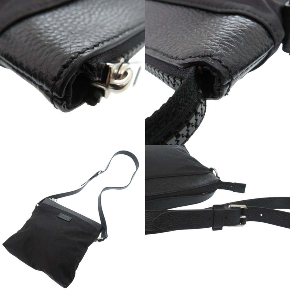 GUCCI Black Leather Shoulder Bag - Picture 9 of 10